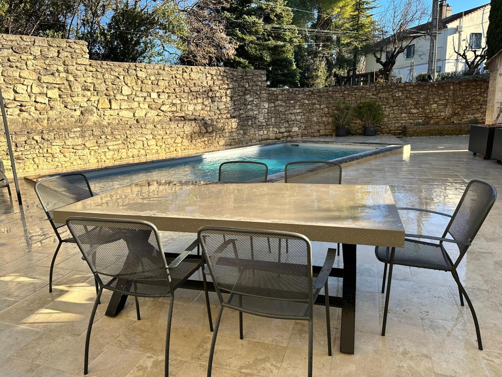 Appartement Avec Piscine Privee Dans Residence Pour 6 Personnes Uzès Exterior foto
