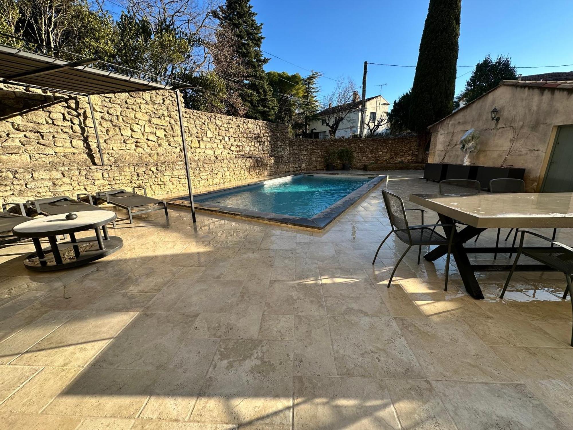 Appartement Avec Piscine Privee Dans Residence Pour 6 Personnes Uzès Exterior foto